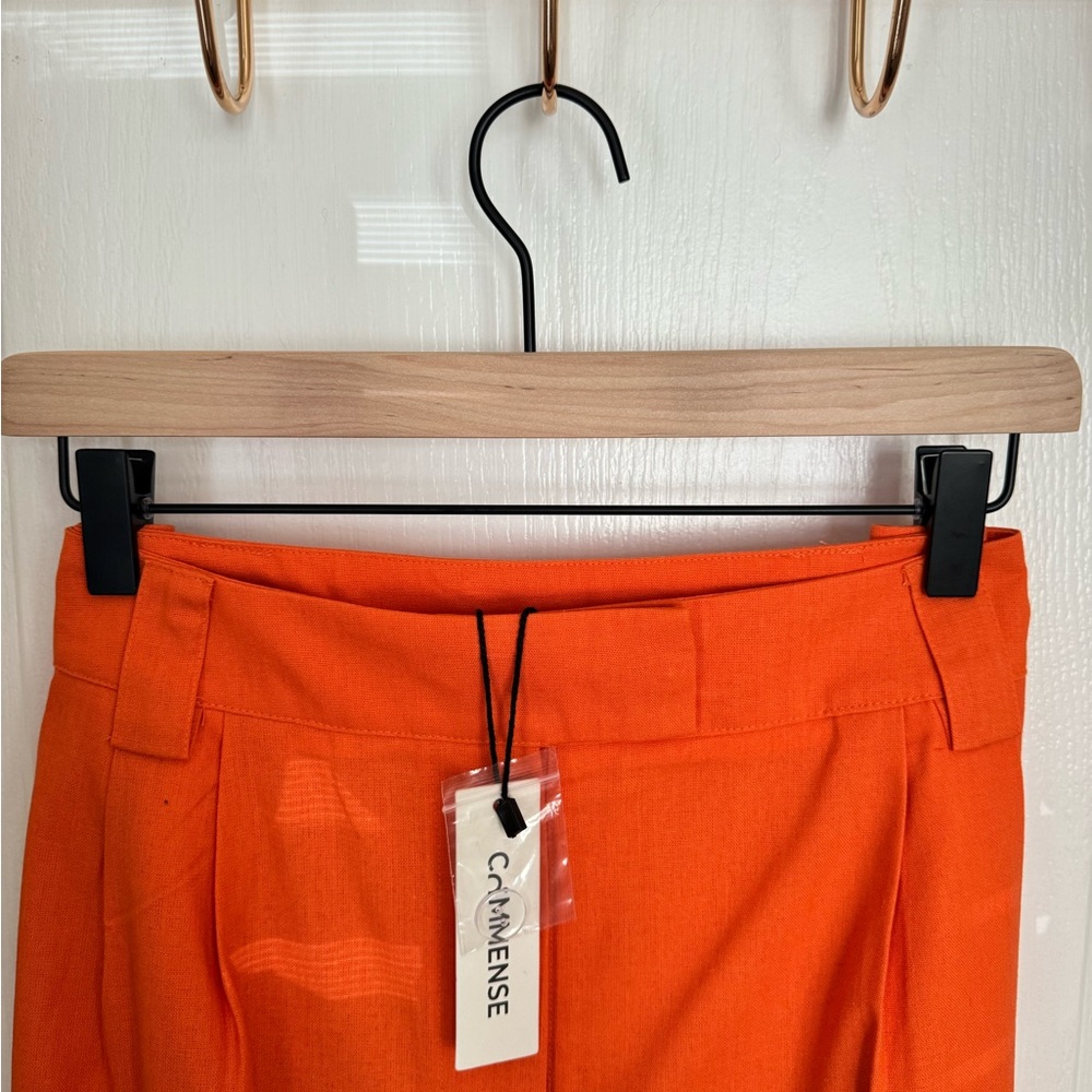 Commense Orange Wide-Leg Pants - Picture 3 of 5